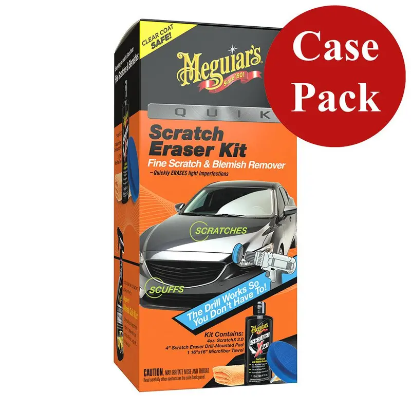 Meguiar’S Quik Scratch Eraser Kit – 4-Pack Professional Detailing Set 1