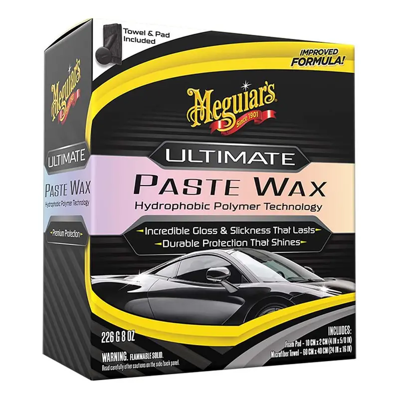 Meguiar’S Ultimate Paste Wax – Synthetic Formula For Long-Lasting Shine & Protection (8 Oz) 1