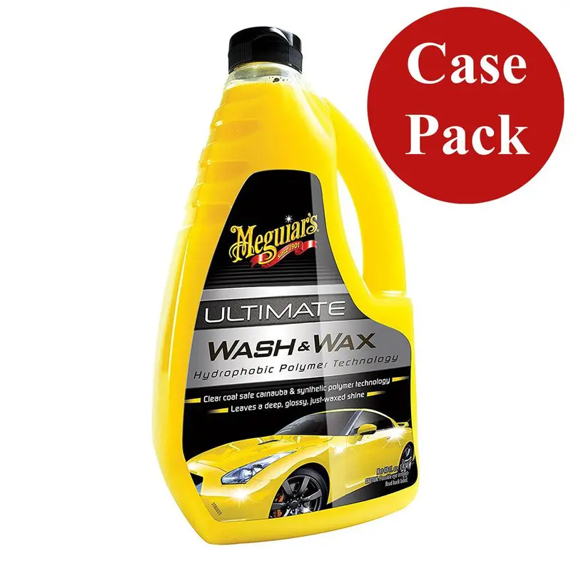 Meguiar’S Ultimate Wash & Wax – 1.4L Formula, Case Of 6 Bottles [G17748Case] 1