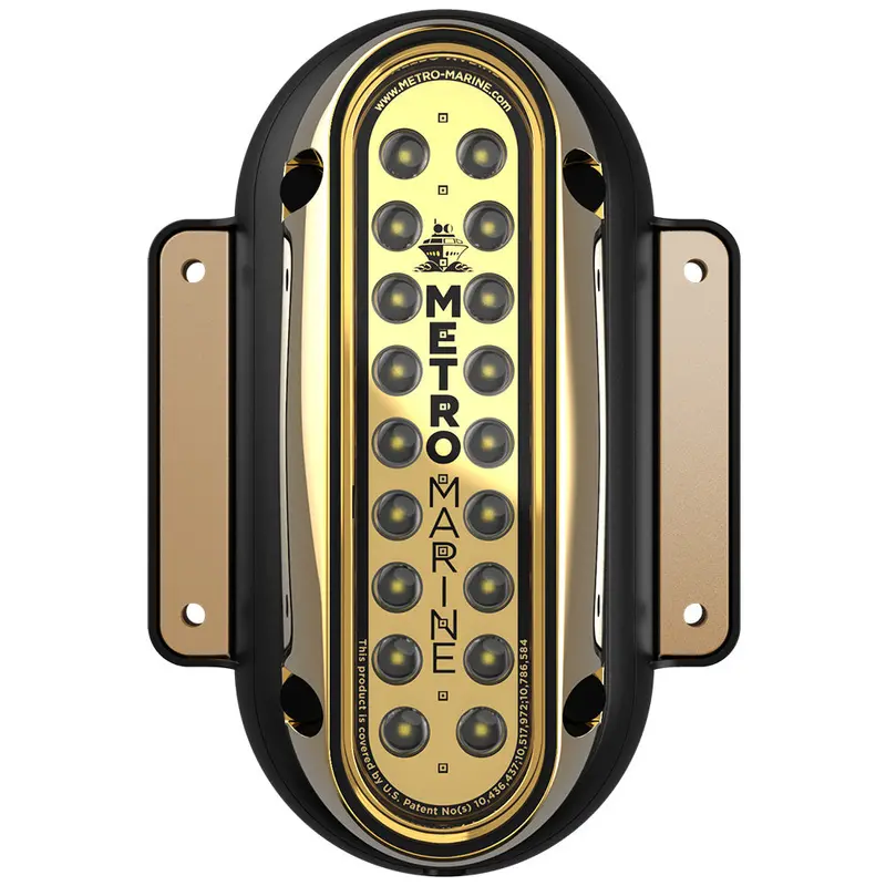 Metro Marine Vertical Surface-Mount Led Light – High-Output White Monochromatic, 90° Beam [F-Sme1-V-W3-90] 1