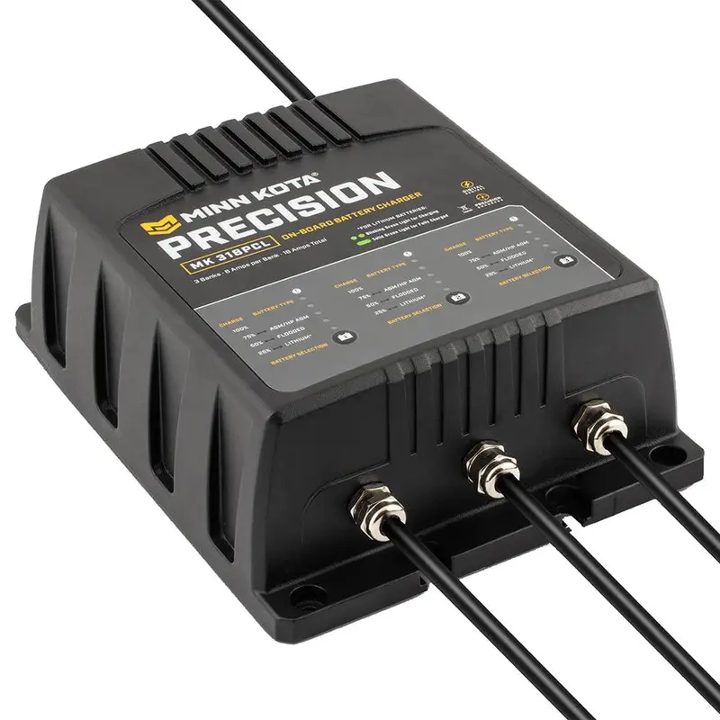 Minn Kota Mk-318 Precision Charger – 3-Bank Lithium-Safe, 6A Per Output [1833181] 1
