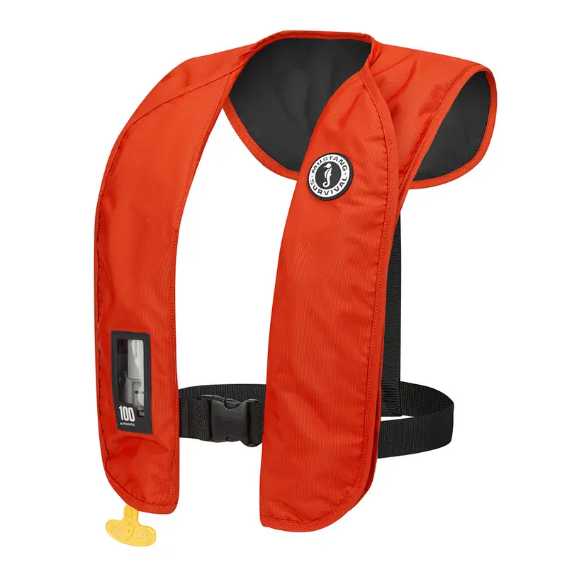 Mustang Mit 100 Inflatable Personal Flotation Device – Orange/Black [Md2018T1-33-0] 1