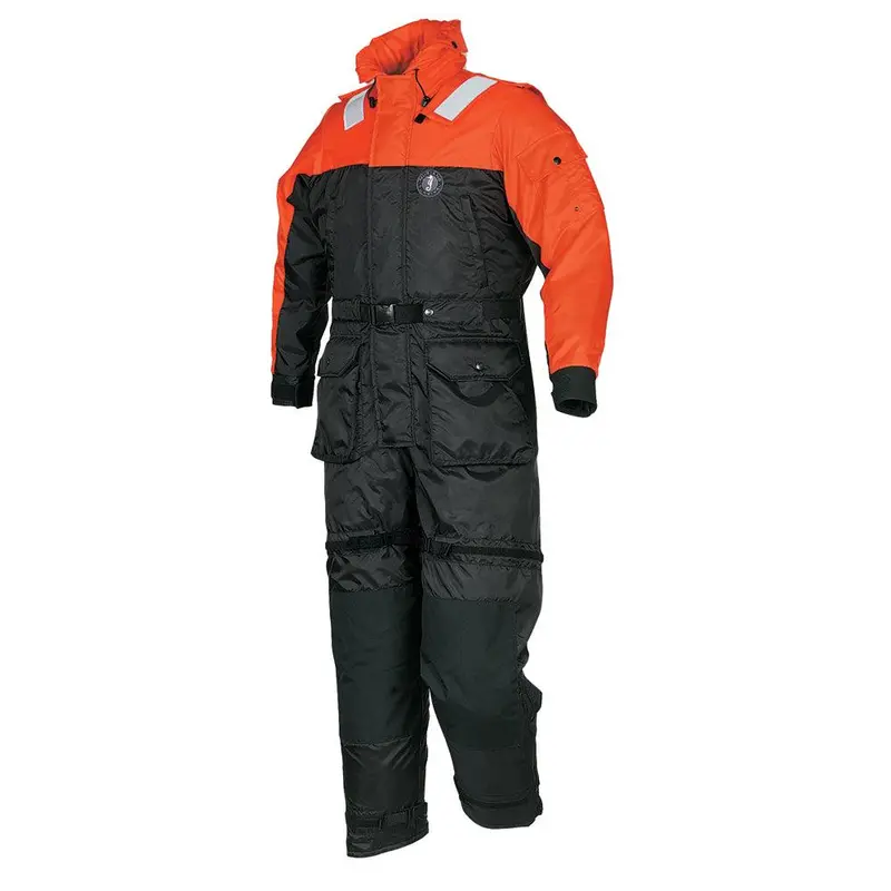 Mustang Ms2175 Heavy-Duty Anti-Exposure Coverall – Orange/Black – Large [Ms2175-33-L-206] 1