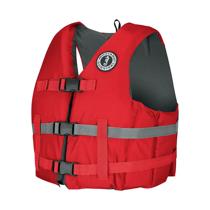 Mustang Mv7010 Livery Foam Life Vest – Xs/S Size, Red 1