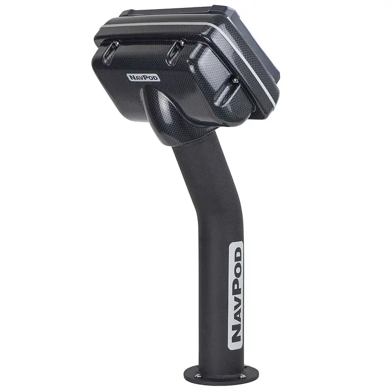 Navpod Ped5100-01 Pedestalmount For Humminbird Helix 9 & Helix 10 Series – Pre-Cut Carbon Black Enclosure [Ped5100-01-C] 1