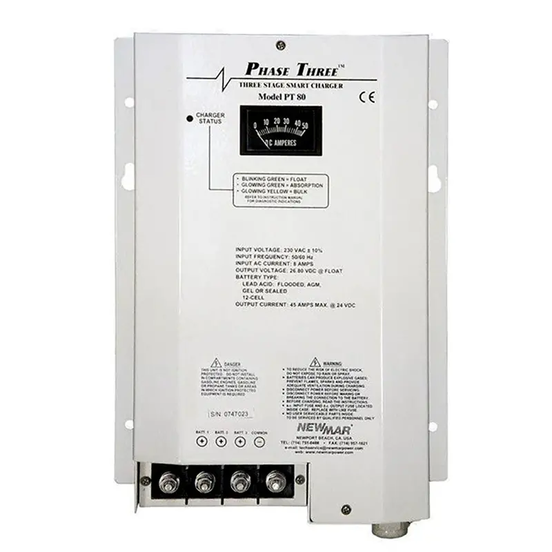 Newmar Pt-80 Multi-Stage Battery Charger – 80A Smart Charging System 1