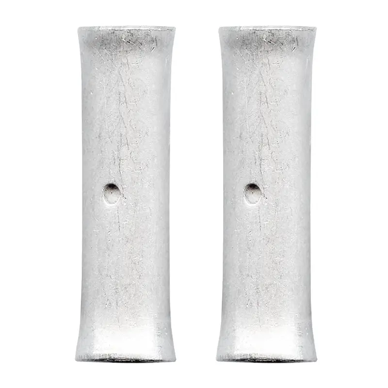 Non-Insulated Seamless Butt Splice Connector – 1/0 Awg, Pacer Brand, 2-Pack [Tbs1/0-2] 1