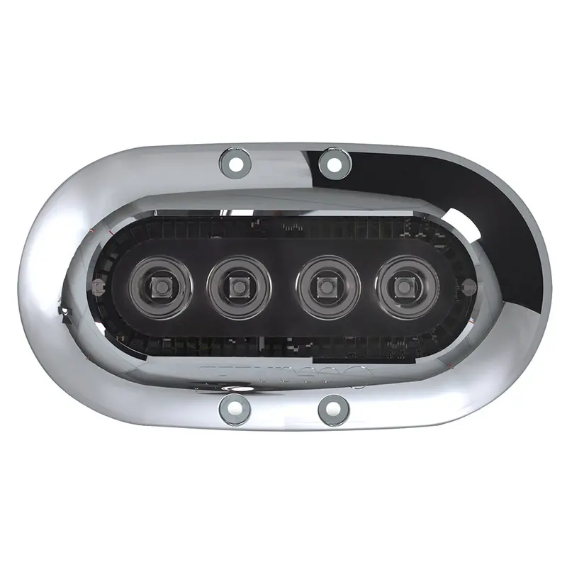 Oceanled X4 Multi-Color Underwater Light With Stainless Steel Bezel [012312C-Ss] 1