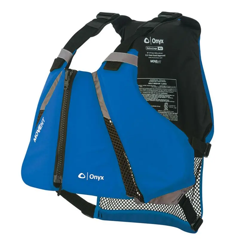 Onyx 122000-500-020-16 Movevent Curve Life Vest – Blue, Extra-Small/Small For Paddle Sports 1