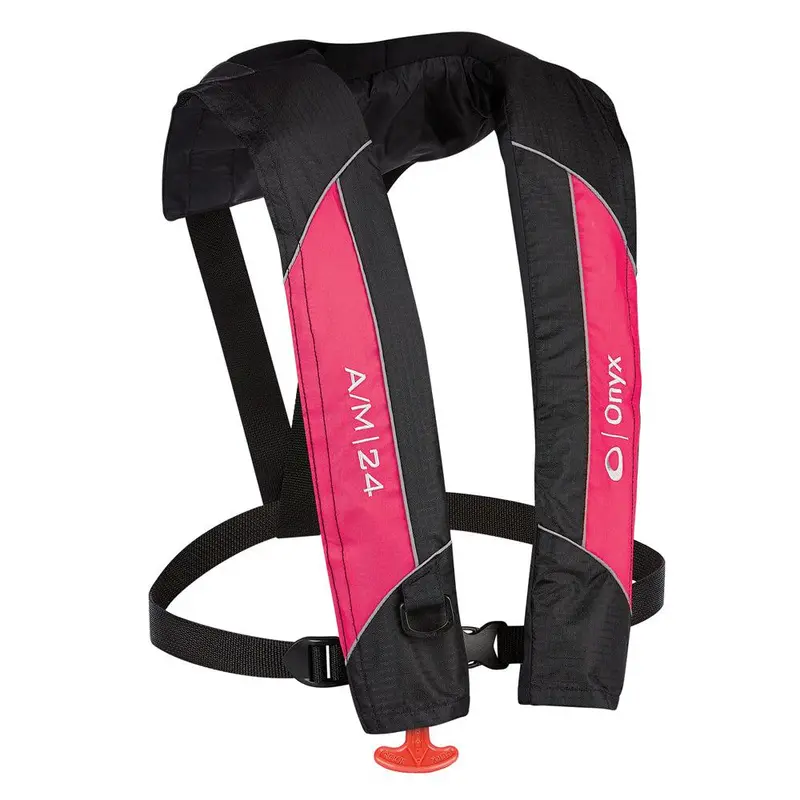 Onyx A/M-24 Automatic & Manual Inflatable Pfd – Pink Life Jacket For Adults [132000-105-004-14] 1