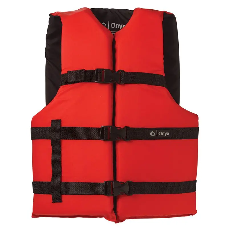Onyx Adult Universal-Fit Nylon Life Jacket – Red, Type Iii General Purpose Pfd [103000-100-004-12] 1