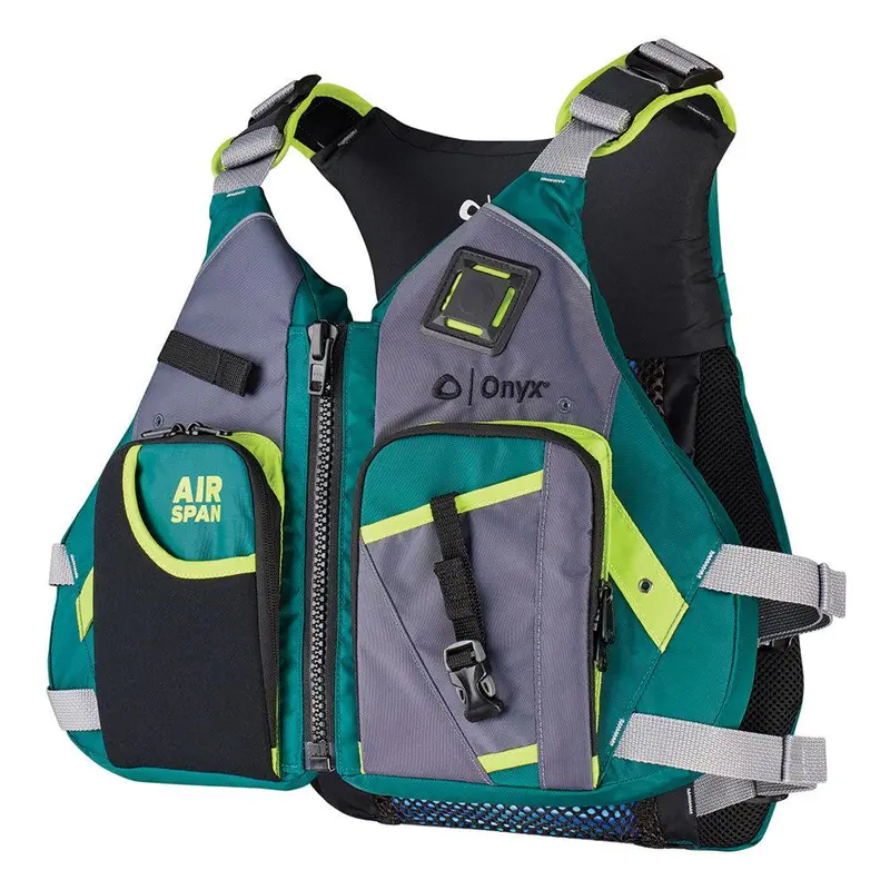 Onyx Airspan Angler Inflatable Life Jacket – M/L Size, Green 1