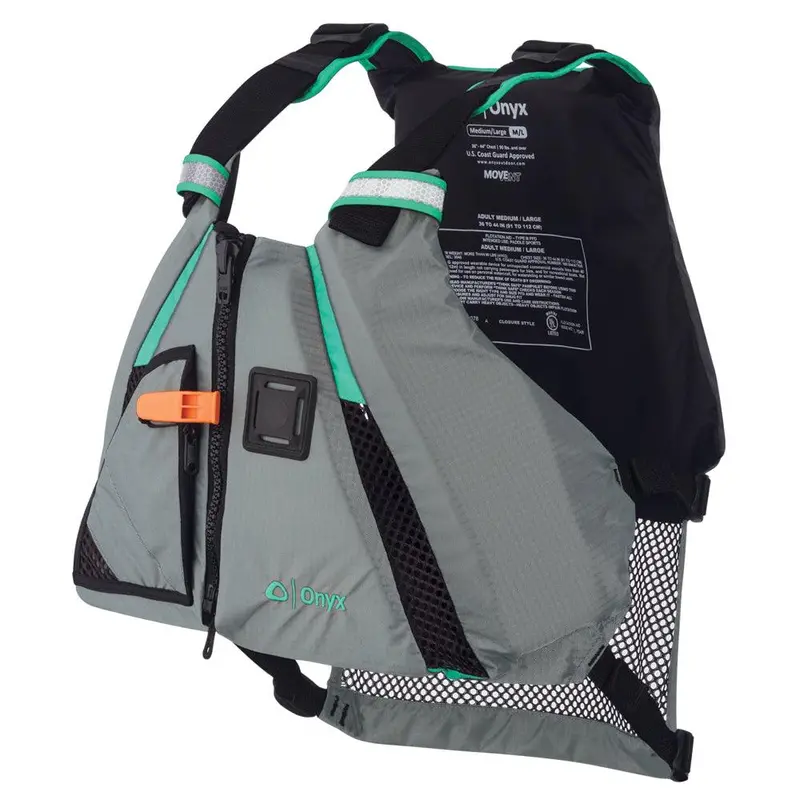 Onyx Movevent Dynamic Aqua Life Vest For Paddle Sports – Medium/Large (122200-505-040-15) 1