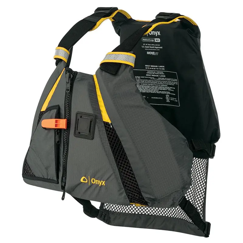 Onyx Movevent Dynamic Paddle Vest – Yellow/Grey, Medium/Large (122200-300-040-18) 1