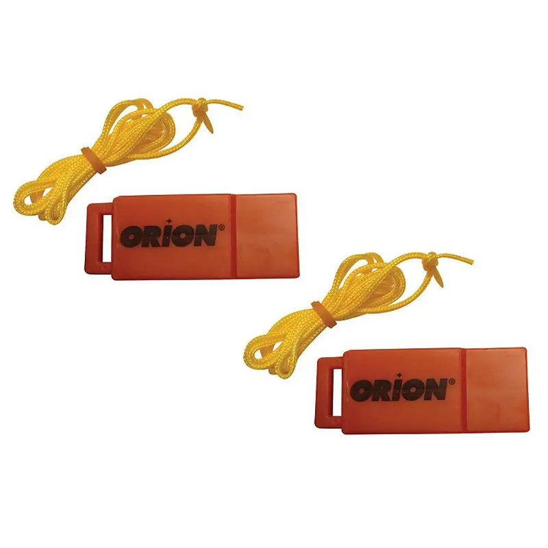 Orion Dual-Pack Safety Whistle With Lanyards 1