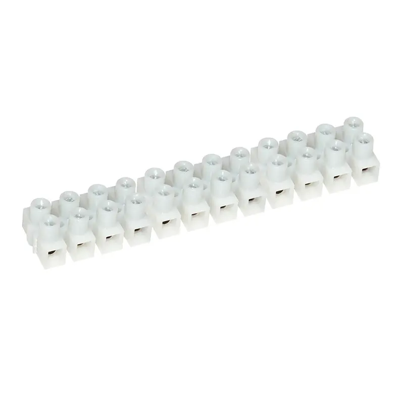 Pacer 20A Euro-Style 12-Gang Terminal Block Kit (5-Pack) 1