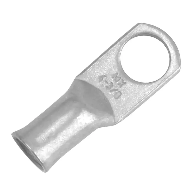 Pacer 4 Awg Tinned Copper Ring Terminal – 3/8" Stud, 10-Pack [Tae4-38R-10] 1