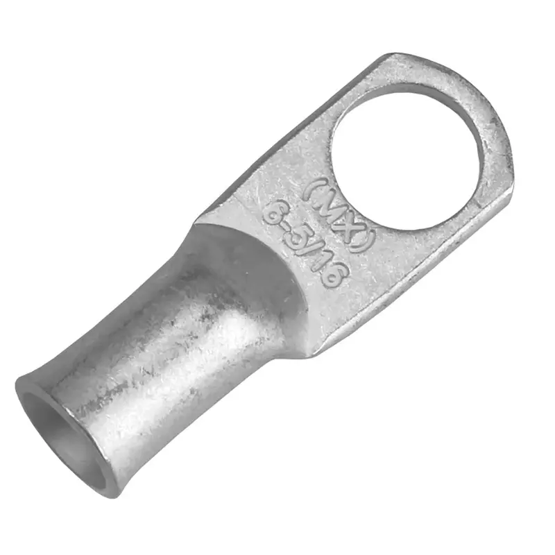Pacer 6 Awg Tinned Copper Ring Terminal – 5/16" Stud, 10-Pack [Tae6-56R-10] 1
