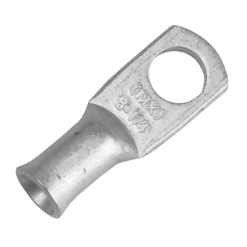 Pacer 8 Awg Tinned Copper Ring Terminal – 1/4" Stud, 10-Pack [Tae8-14R-10] 1