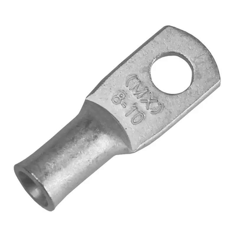 Pacer 8 Awg Tinned Copper Ring Terminal – #10 Stud, 10-Pack [Tae8-10R-10] 1