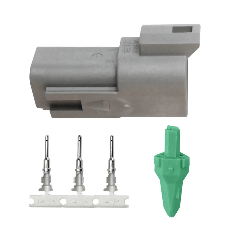 Pacer Dt Deutsch 3-Position Receptacle Repair Kit – Reliable 14–18 Awg Connection [Tdt04F-3Rp] 1