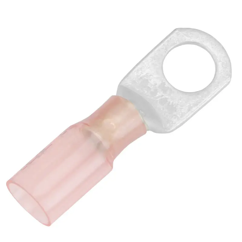 Pacer Heat-Shrink Ring Terminal – 8 Awg, 3/8" Stud, 25-Pack 1