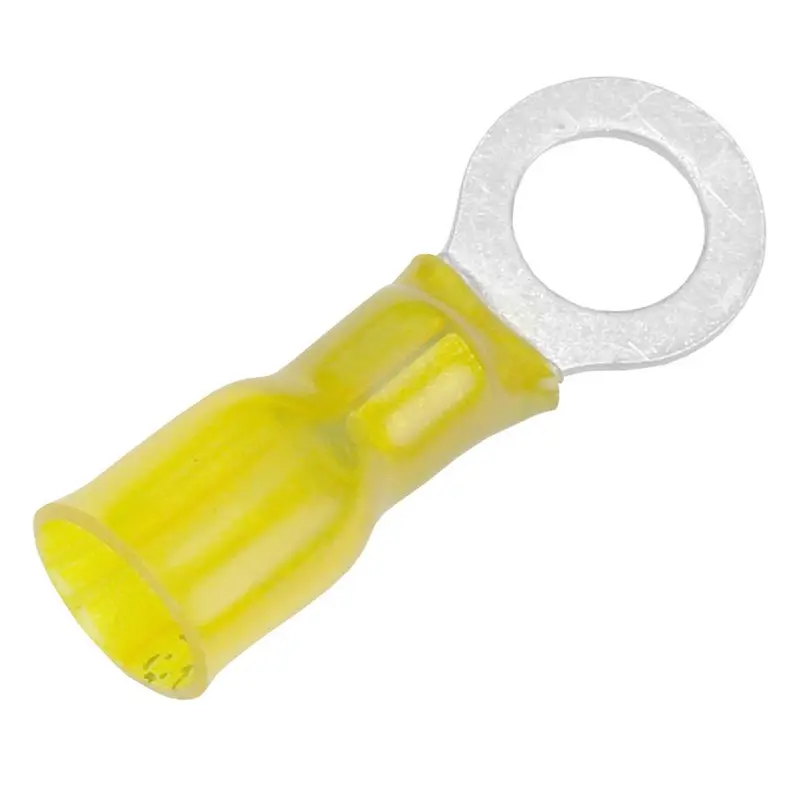 Pacer Heat-Shrink Ring Terminal For 12–10 Awg Wire – 5/16" Stud, 100-Count Pack [Te10-56R-100] 1