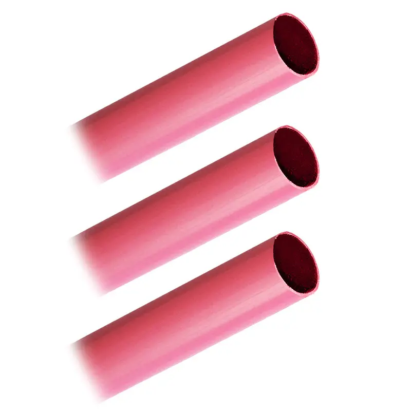 Pacer Heavy-Duty Heat Shrink Sleeve – 3/4" X 12", Red (3-Piece Set) 1