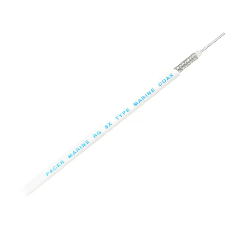 Pacer Mrg8Xw Rg-8Xw Coaxial Cable – White, 200-Foot Spool [Mrg8Xw-200] 1