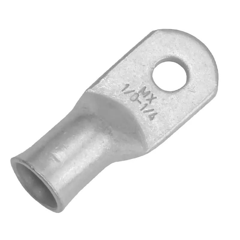 Pacer Tae1/0-14R-10 Tinned Copper Lug – 1/0 Awg, 1/4" Stud, 10-Pack 1