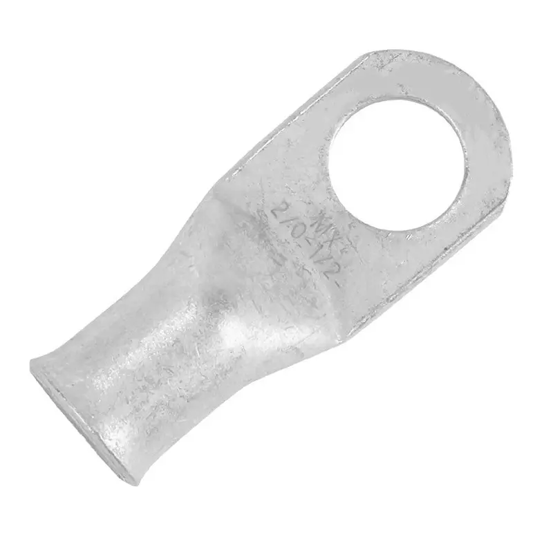 Pacer Tinned 2/0 Awg Ring Terminal – 1/2" Stud, 10-Pack [Tae2/0-12R-10] 1