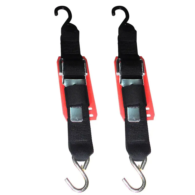 Paddle Buckle Trailer Strap With Vinyl Padding – 2" Width × 4' Length – Dual Pack [2Pb4Vp] 1