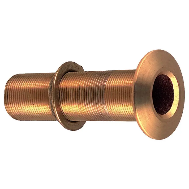 Perko 3/4-Inch Bronze Thru-Hull Fitting With Pipe Thread – Extra-Long Design (Up To 5" Hull Thickness, 0348Dp5Plb) 1
