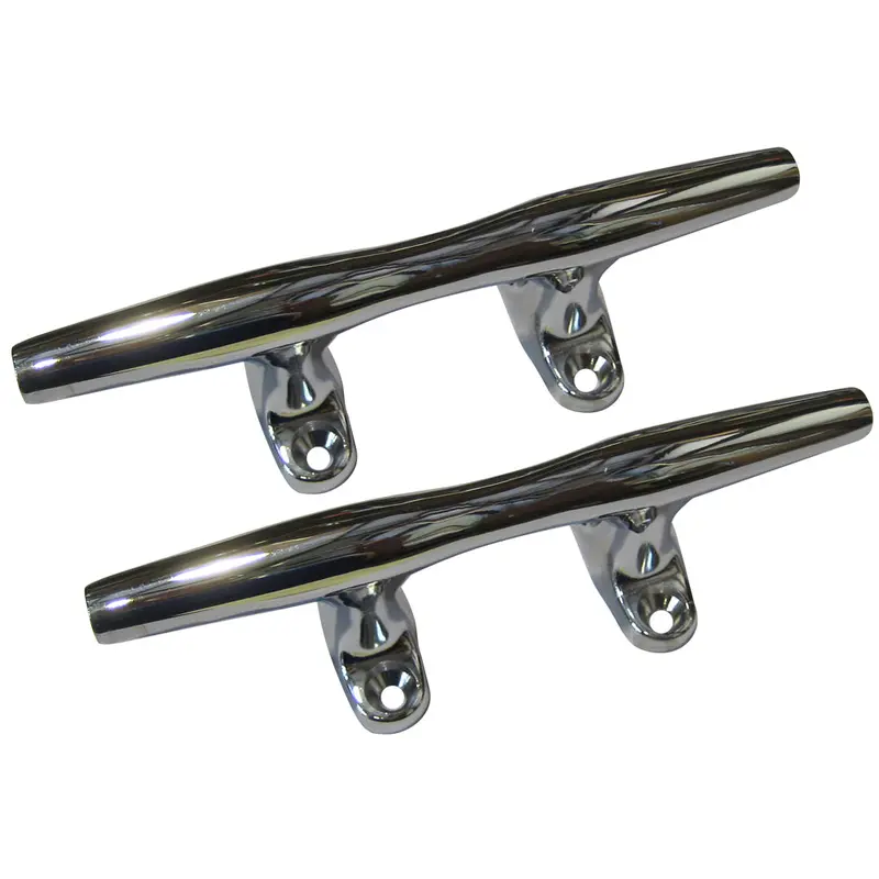 Perko 4-Inch Chrome-Plated Zinc Open-Base Cleat – Sold As Pair [1188Dp4Chr] 1