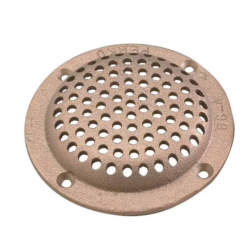 Perko 6" Round Bronze Strainer – Usa-Made, Corrosion-Resistant Hull Fitting 1