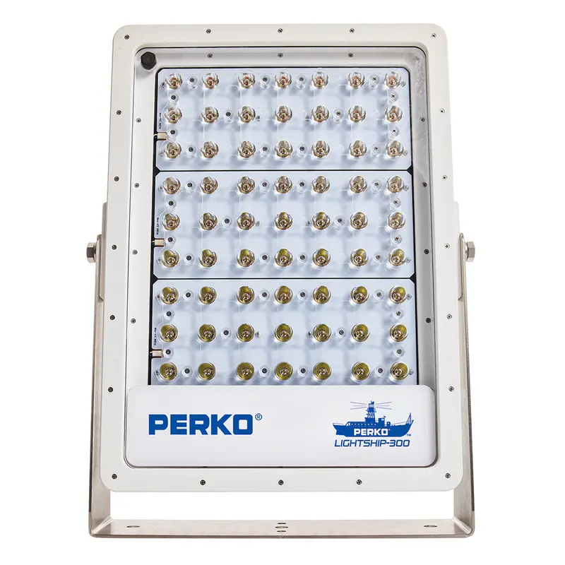 Perko Lightship 300 Led Spotlight — Bright 12/24V Marine Spotlight In White Housing [1643300S0W] 1