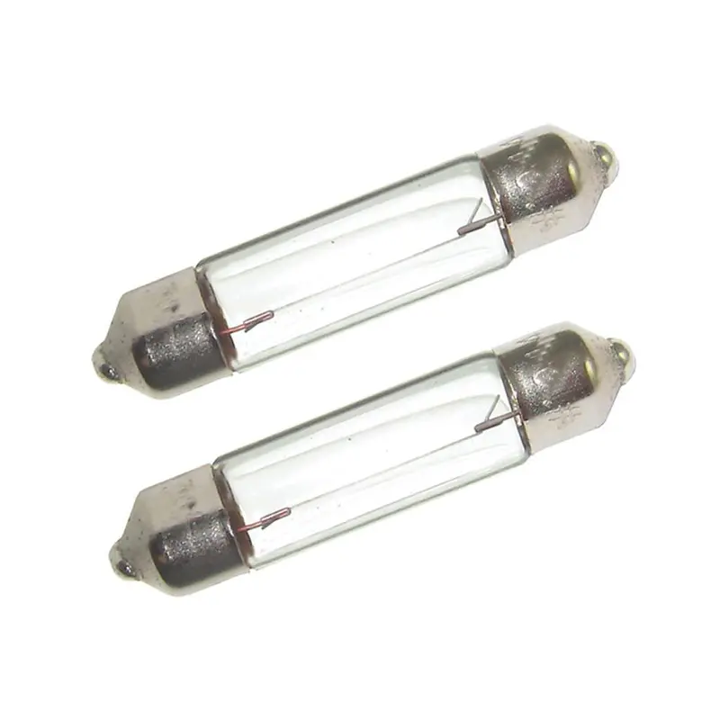 Perko Pair Of 12V 10W Double-Ended Festoon Bulbs (0.80A) 1