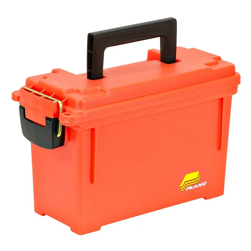 Plano 1312 Marine-Grade Emergency Dry Box – Durable Orange Housing 1