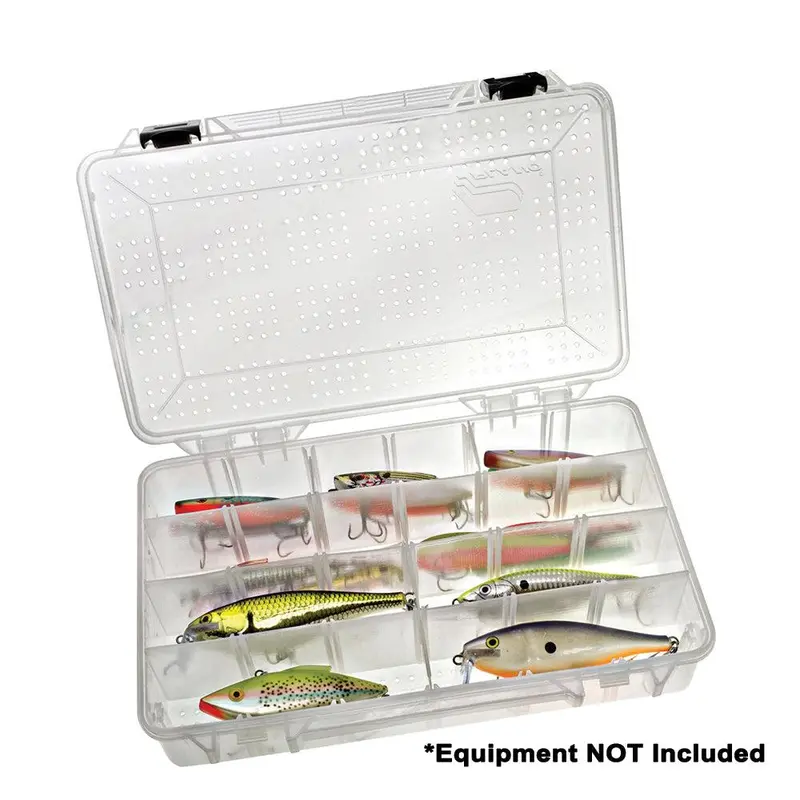 Plano Deep Hydro-Flo Stowaway 3700 – Clear Tackle Box With Enhanced Drainage 1