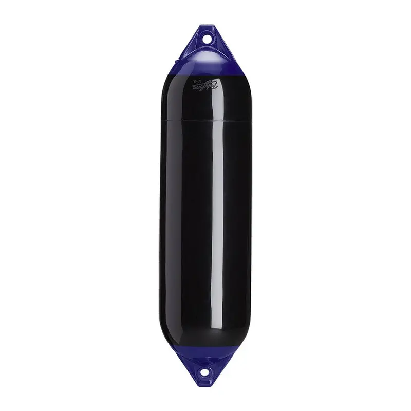 Polyform F-6 Twin-Eye Marine Fender – 11" × 42", Black 1