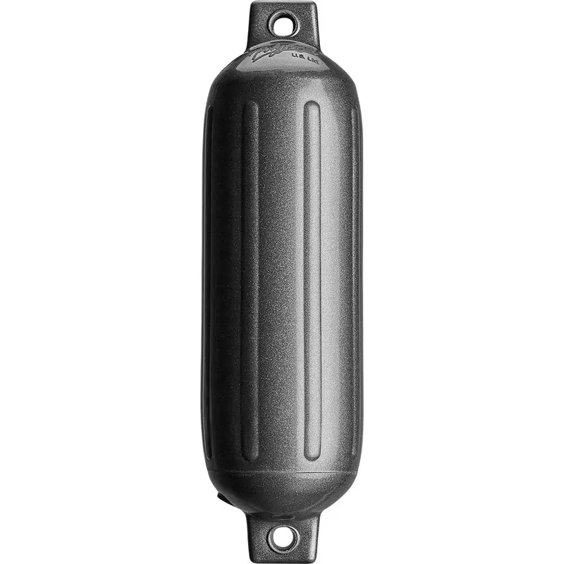Polyform G-3 Twin Eye Dock Fender – 5.5 In X 19 In, Metallic Graphite Finish [G-3 Metallic Graphite] 1