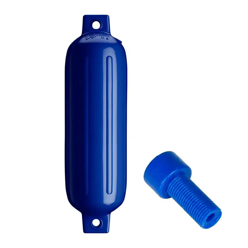 Polyform G-3 Twin-Eye Fender With Air Adapter – 5.5" × 19", Cobalt Blue (G-3 Cobalt Blue W/Air Adapter) 1
