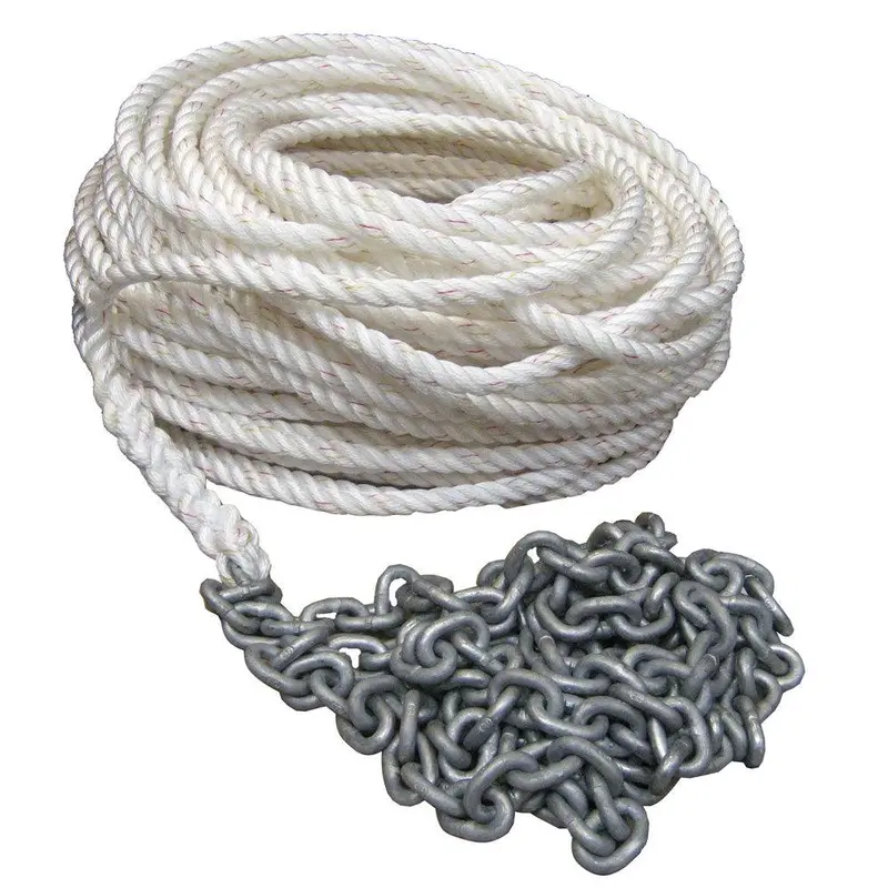 Powerwinch P10294 Anchor Rode Assembly – 200' Of 1/2" Rope + 15' Of 1/4" Ht Chain [P10294] 1