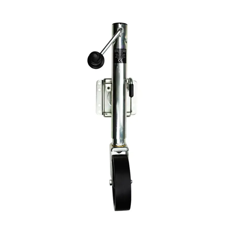Powerwinch Saltwater Series 1500 Lb Bolt-On Single-Wheel Marine Jack – Zinc-Coated For Harsh Environments 1