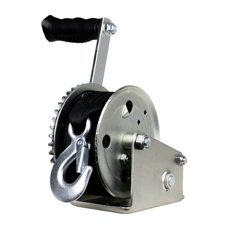 Powerwinch Utility 1200 Lb Hand Winch With 6" Zinc Crank Arm [21500-W-1200-6-Z-R] 1
