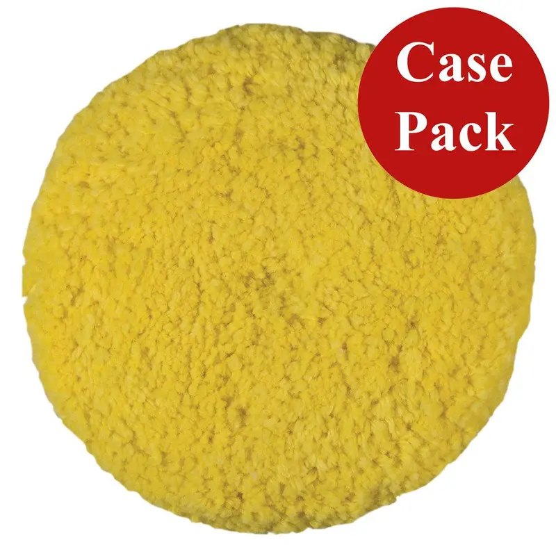 Presta Yellow Medium-Cut Rotary Wool Buffing Pad – Case Of 12 (890142Case) 1