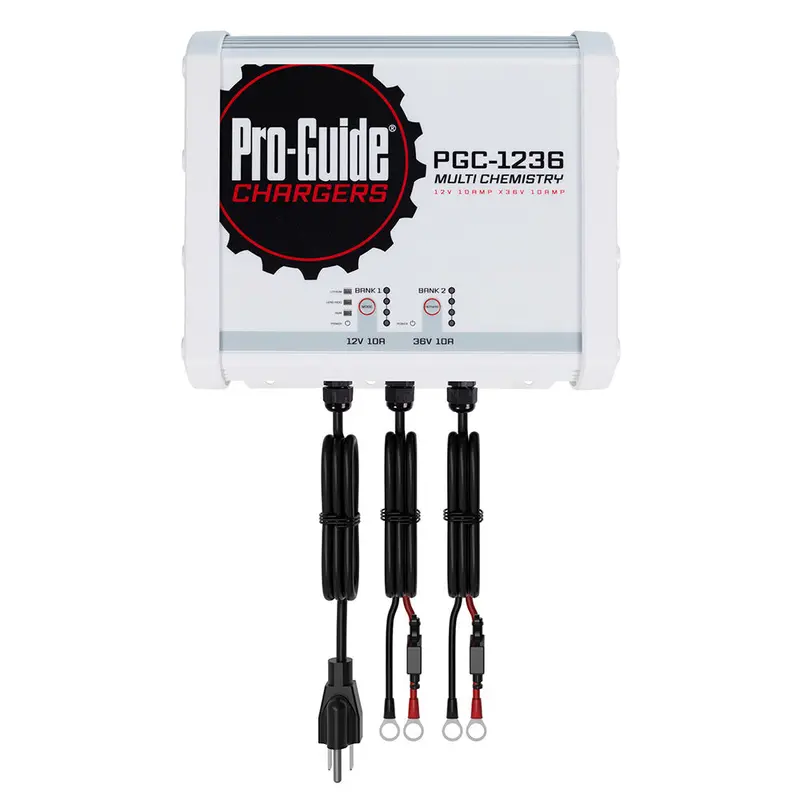 Pro-Guide 2-Bank Onboard Battery Charger – Dual Voltage (12V + 36V), 20A Total [Pgc-1236] 1