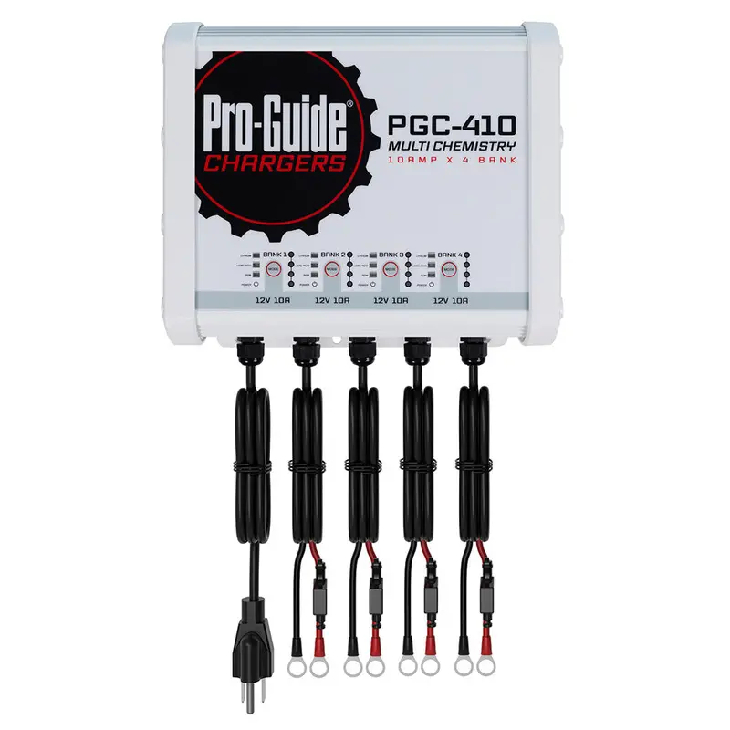 Pro-Guide 4-Bank 12V 40A Onboard Marine Battery Charger (Pgc-410) 1