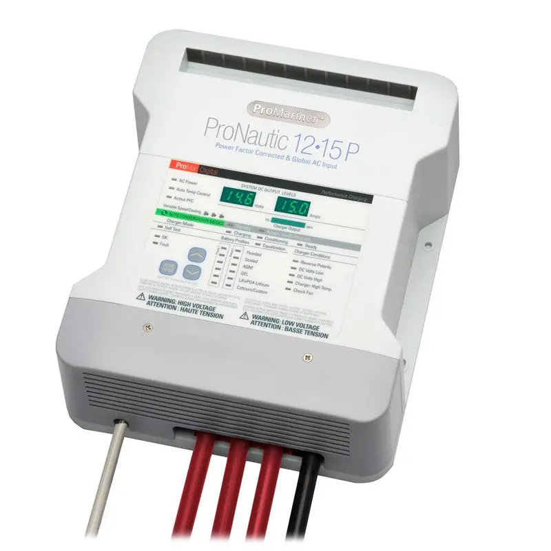Promariner Pronautic 12V 15A Dual-Output Smart Charger With Three-Bank Control 1