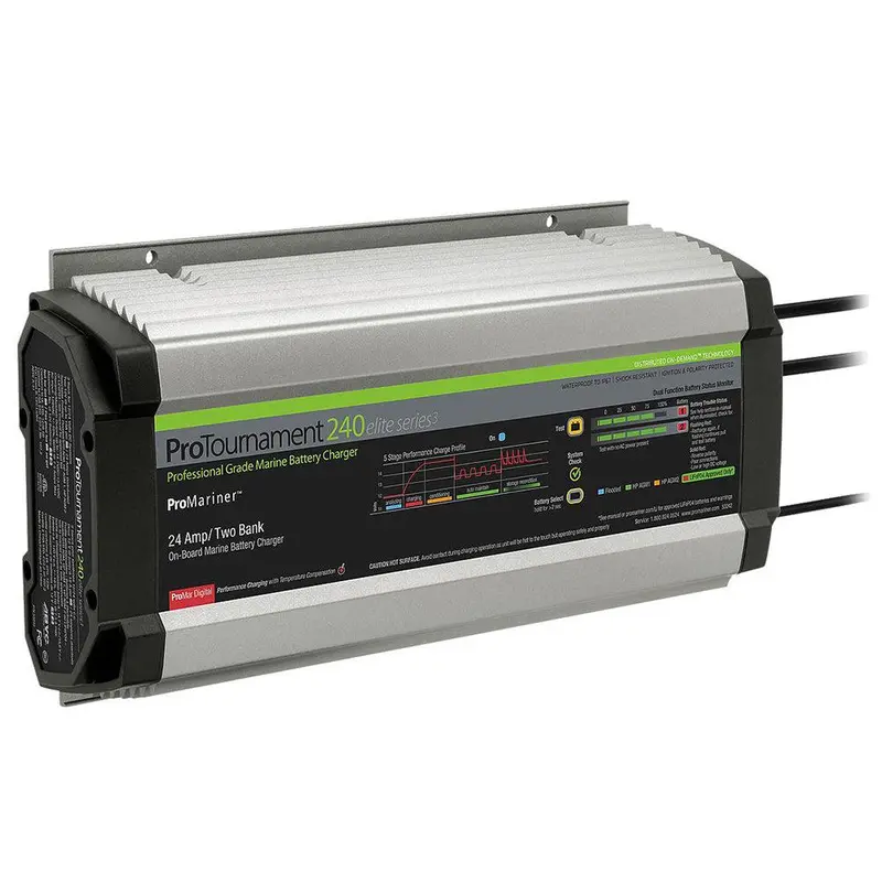 Promariner Protournament 240 Elite Series3 2-Bank Marine Battery Charger 1